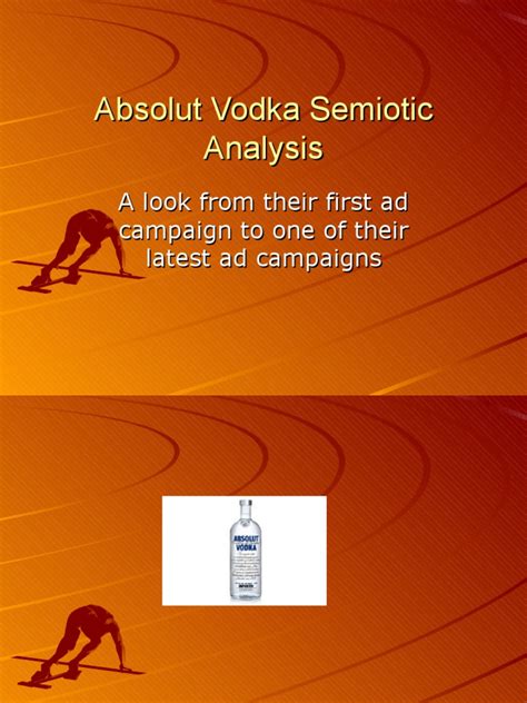 Absolut Vodka Semiotic Analysis