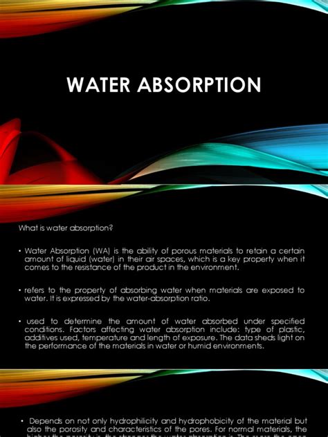 Absorption Porosity pdf