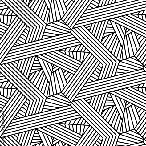 Abstract Architectural Geometric Lines Seamless Pattern Design Stock