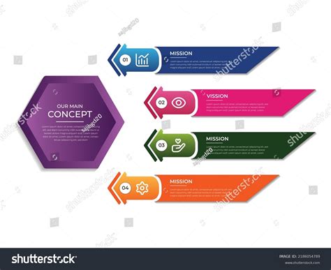 Abstract Business Presentation With Infographic Vector