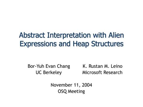 Abstract Interpretation With Alien Expressions And Heap Structures