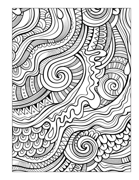 Abstract Pattern coloring page Free Printable Coloring Pages