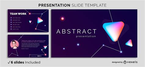 Abstract Presentation Template Vector Download
