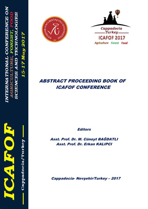 Abstract Proceeding Book. of.