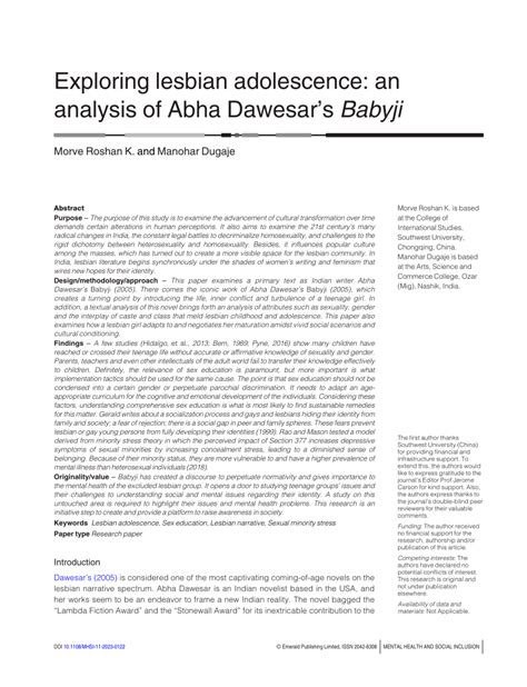 Abstract When Abha Dawesar's