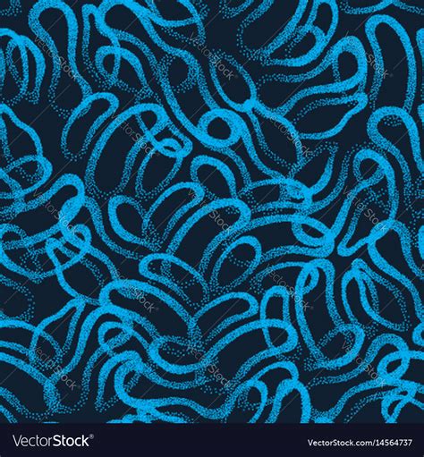 Abstract stippled weird seamless pattern Vector Image
