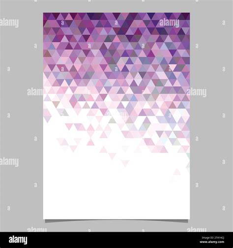Abstract triangle brochure background template Vector Image