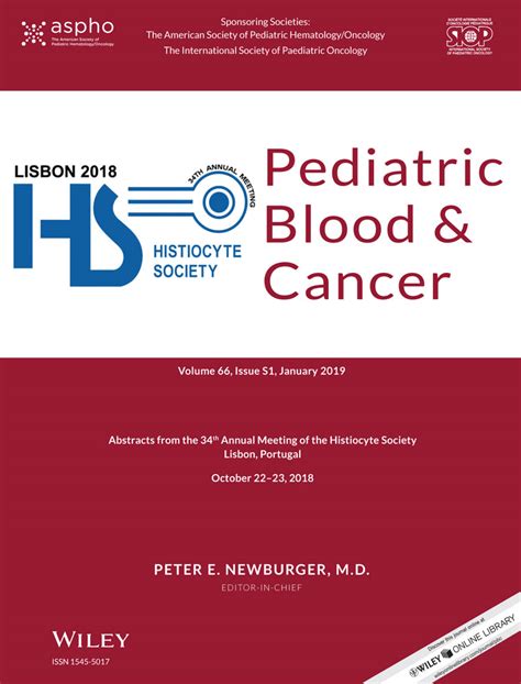 Abstracts of the 22nd Annual Meeting of the Histiocyte Society, …