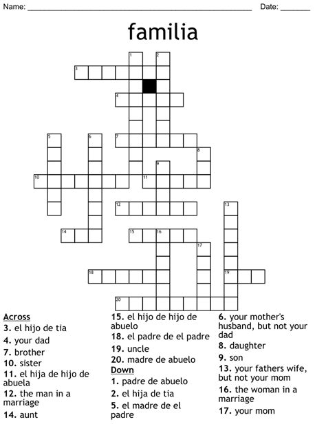 Abuela's daughter crossword. Things To Know About Abuela's daughter crossword. 