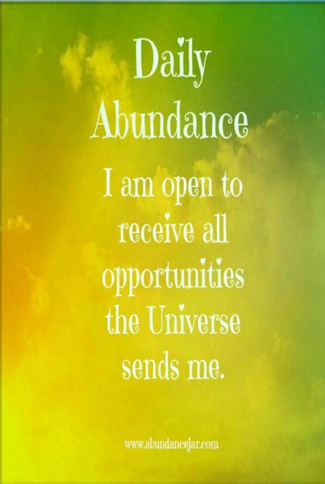 Abundance and Prosperity Affirmations