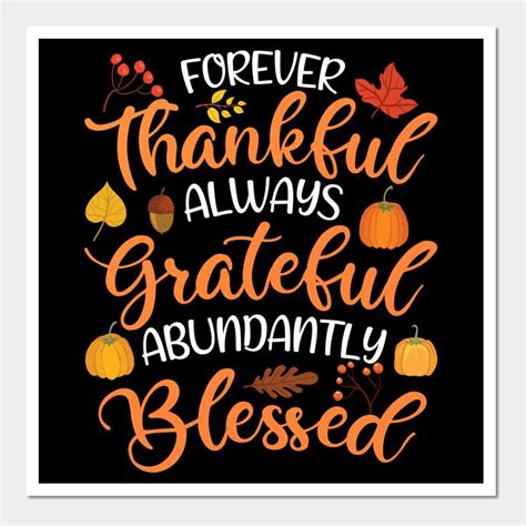 Abundantly thankful