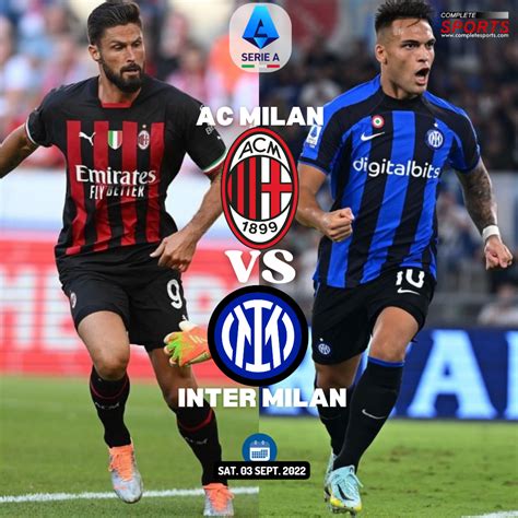 Ac milan vs inter. Milan, Italy. About the match. Milan is going head to head with Inter starting on 20 Apr 2024 at 16:30 UTC at San Siro/Giuseppe Meazza stadium, Milan city, Italy. The match is a part of the Serie A. Milan played against Inter … 