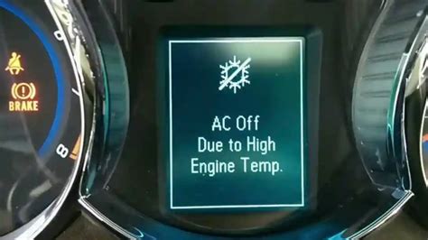 Ac off due to high engine temp cadillac srx.  AC off due to high engine temp.  T...