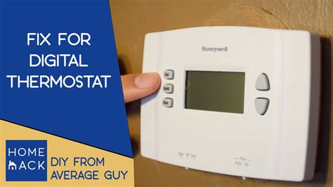 Clear the thermostat by tapping “dismiss” after putting i