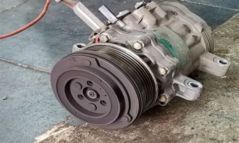 The electronic clutch connected to the AC pulley allows it to spin freely while the air conditioner is not operating. The front pulley of the AC compressor turns the compressor and powers the engine. Even though the compressor is a crucial component of the AC system, the entire assembly will not function if any of these components are damaged.. 