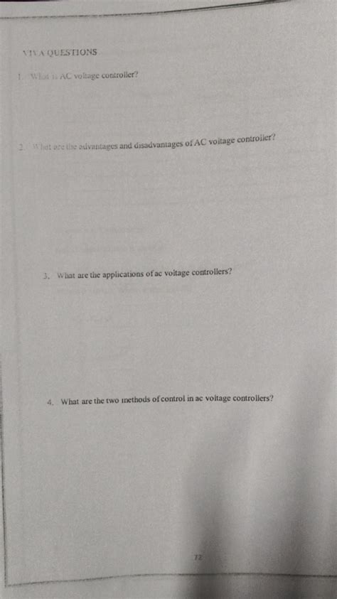 Ac voltage controller viva questions.  These sources have the ability to g...