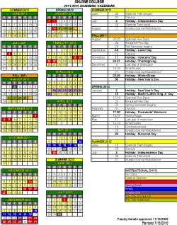 Academic Calendar Ohlone