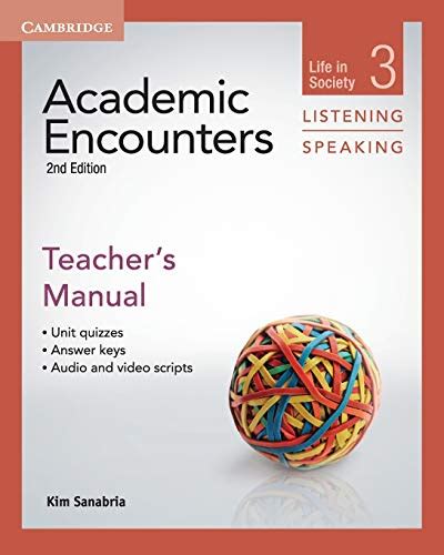 Academic encounters level 3 teachers manual listening and speaking life in society 2nd edition by sanabria kim 2012 paperback. - Applied partial differential equations haberman solutions manual.