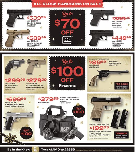 Academy black friday 2022 gun deals. Sportsman's Warehouse Black Friday Deals. Attention: These deals are from 2022 and is intended for your reference only. Stay tuned for 2023 deals! Buy 1 Get 1 All Socks For $1 After Friday Buy 2 Get 1 for $1. Fiocchi Range Dynamics 9mm Luger 115gr FMJ Centerfire Handgun Ammo $13.99 $18.99. 