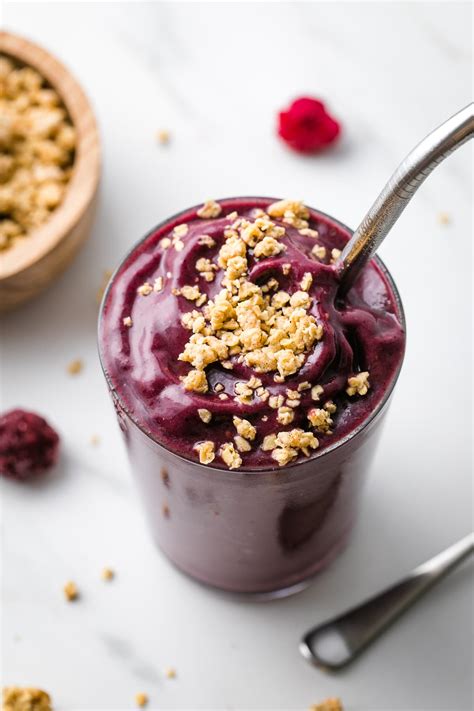 Acai smoothie recipe. Jun 26, 2019 · Blend. Once frozen, add the milk and yogurt to the bowl of a large, high-speed blender with a tamper (see tips and tricks). Add the frozen blueberries, strawberries, banana, and broken up acai. With the blender on low, use the tamper to push the frozen fruit down, mixing around as much as possible. 