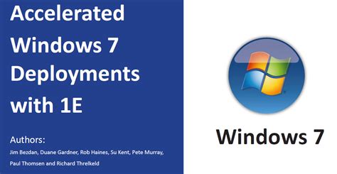 Accelerated Windows Deployments with 1E