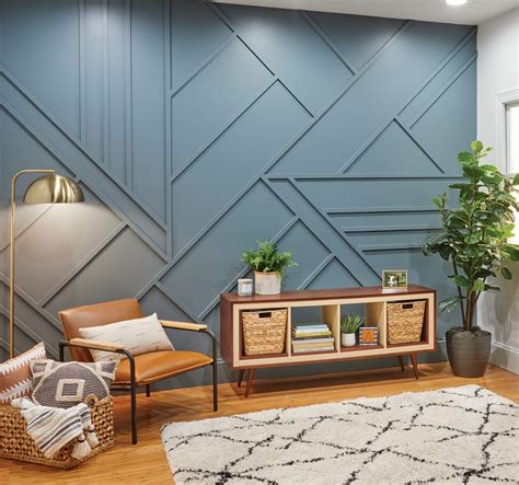Accent walls. Flooring Accent Walls. Laminate, hardwood and vinyl plank flooring is installed similarly to shiplap and can be a creative, more affordable alternative. Flooring boards are also available in a variety of colors and textures. 