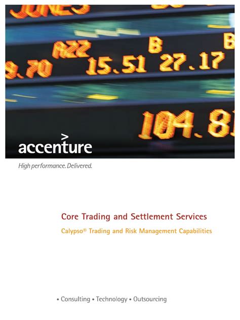Accenture CapMarkets CoreTrading Calypso