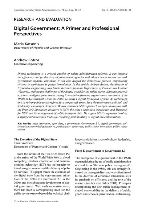 Accenture Public Service a Digital Government Perspective US Letter