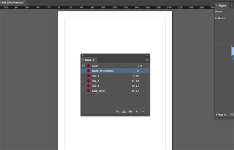 Accept InDesign open 