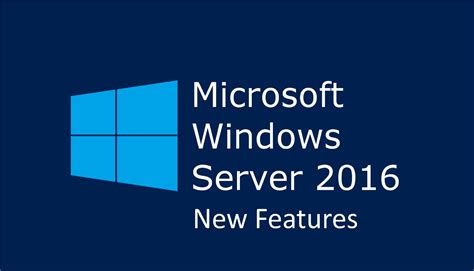 Accept MS OS windows server 2016 new