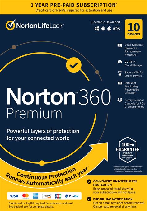 Accept Norton 360 with LifeLock