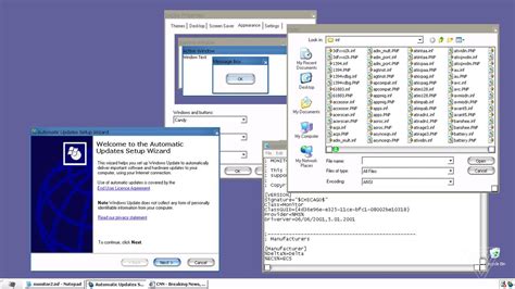 Accept OS windows XP web site