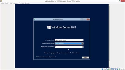 Accept OS windows server 2012 good