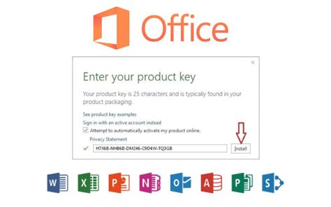 Accept microsoft Office 2013 for free key
