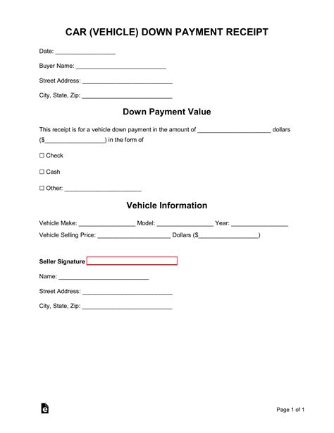 Acceptable forms of down payment for a car. A down payment of at least 20% is ideal, but more is always better if you can afford it. Buyers who put down 20% or even 25% will find the most favorable rates and terms from lenders. Putting a ... 
