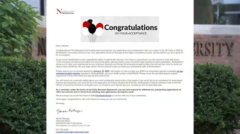 Acceptance letters mistakenly sent to Northeastern applicants