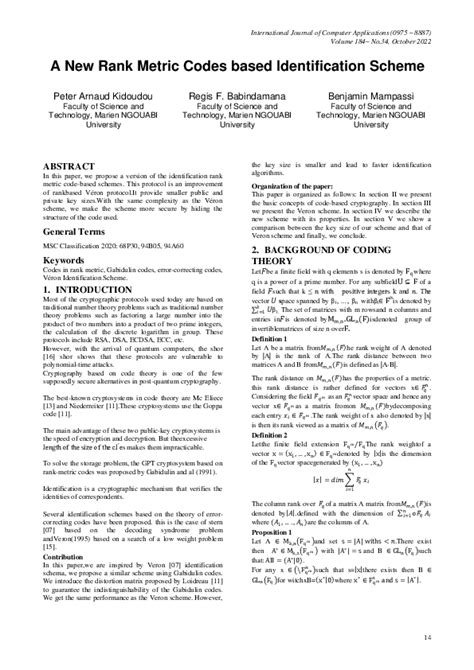 Accepted to brown.  Hertel and Michael R.  Code-based crypto A new rank metric codes base...