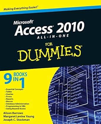 Access 2010 All in One For Dummies