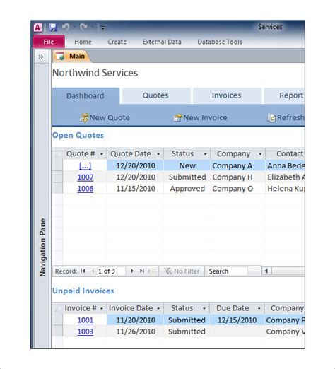 Access 2013 Form Templates DocTemplates
