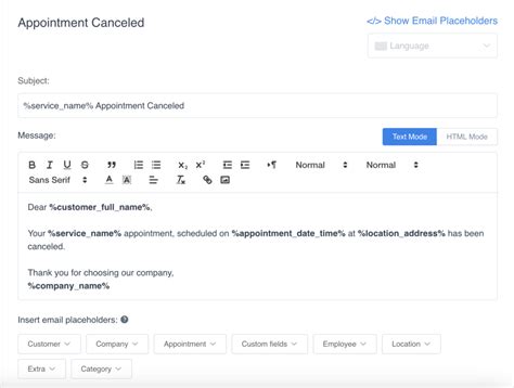 Access Collins Automated email template examples