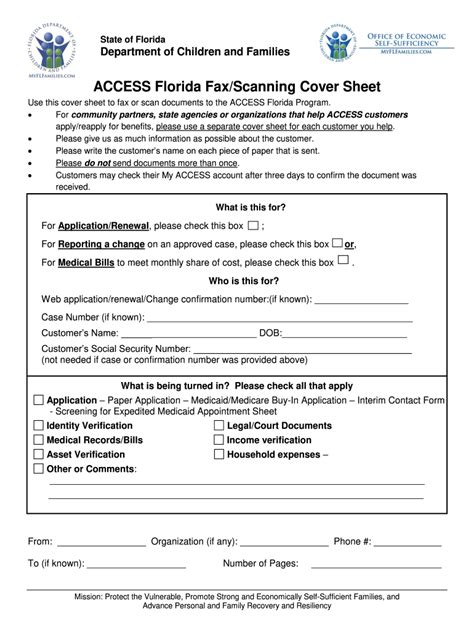 Access Florida Application 20162024 Form Fill Out and Sign Printable