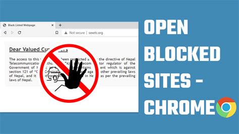 Access blocked websites chrome extension.  If the website fails to load on Google Ch...