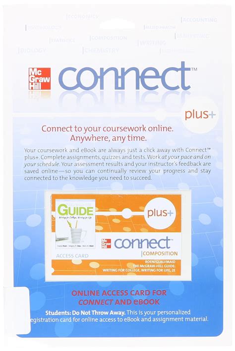 Access code connect card for mcgraw hill guide writing for college writing for life. - Janome 11000 sewing machine repair manuals.