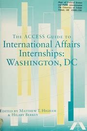 Access guide to international affairs internships in the washington dc area. - The mis and lan managers guide to advanced telecommunications.