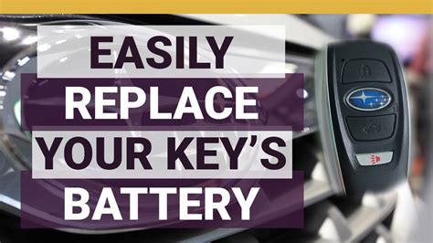 Access key battery low subaru. Put the physical key into the hole to break free the lock. Image Credit: instantlocksmiths. To open the key fob, put the key or screwdriver back into its position but only a quarter way in. This allows you to pull the key shank easily and help the fob come undone. Step5. Check the battery attached to the device. 