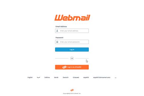 Access to Webmail