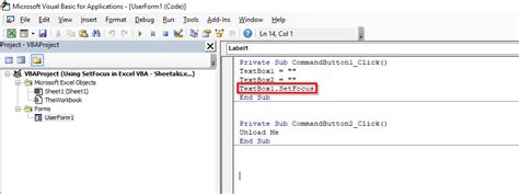 Access vba set focus.  The focus is nowhere to be seen.  Get help with ...