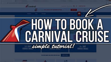 Access your booking Carnival Cruise Line