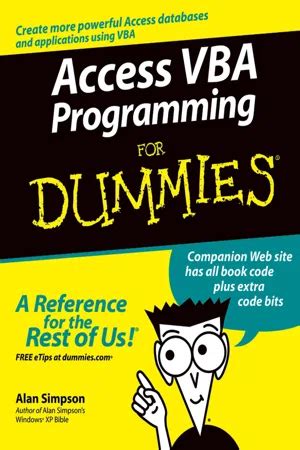 Full Download Access Vba Programming For Dummies By Alan Simpson