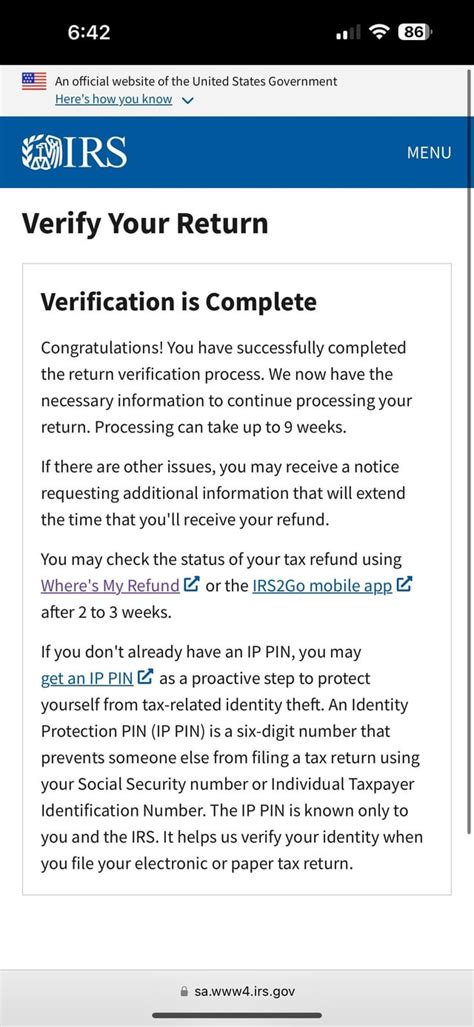 Accessibility Guide for the Identity and Tax Return Verification ... - IRS